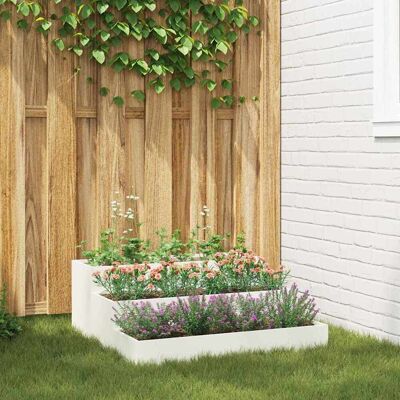 vidaXL Gartenpflanzgefäß Weiß - Garten Pflanzgefäß vidaXL Gartenpflanzgefäß Weiß - Garten Pflanzgefäß