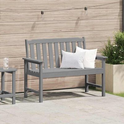 vidaXL Gartenbank Hellgrau 120 x 59 x 88 cm HDPE vidaXL Gartenbank Hellgrau 120 x 59 x 88 cm HDPE