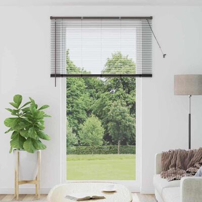 vidaXL Balkenjalousien Schwarz 220 x 125 cm Aluminium vidaXL Balkenjalousien Schwarz 220 x 125 cm Aluminium