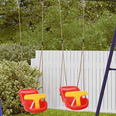 vidaXL Baby Schaukel 2 pcs Rot 36 x 43 x 42 cm Kunststoff vidaXL Baby Schaukel 2 pcs Rot 36 x 43 x 42 cm Kunststoff