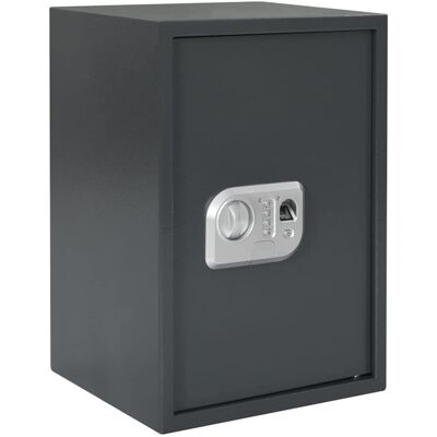 vidaXL Digitaler Safe mit Schloss Dunkelgrau 35 x 31 x 50 cm Stahl vidaXL Digitaler Safe mit Schloss Dunkelgrau 35 x 31 x 50 cm Stahl