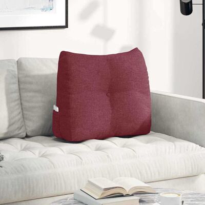 vidaXL Rücken Kissen Weinrot 60 x 24 x 50 cm Stoff vidaXL Rücken Kissen Weinrot 60 x 24 x 50 cm Stoff