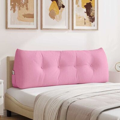 vidaXL Rücken Kissen Rosa 140 x 24 x 50 cm Stoff vidaXL Rücken Kissen Rosa 140 x 24 x 50 cm Stoff