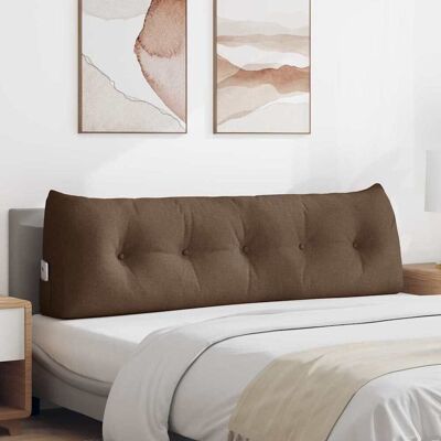 vidaXL Rücken Kissen Braun 160 x 24 x 50 cm Stoff vidaXL Rücken Kissen Braun 160 x 24 x 50 cm Stoff