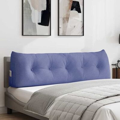 vidaXL Rücken Kissen Jeans blau 160 x 24 x 50 cm Stoff vidaXL Rücken Kissen Jeans blau 160 x 24 x 50 cm Stoff