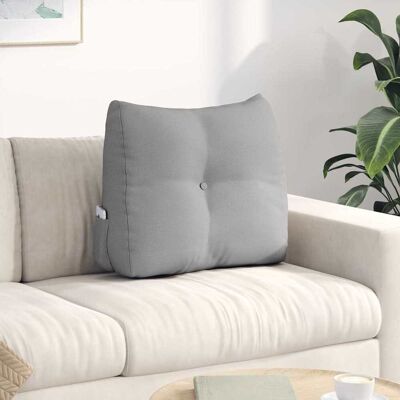 vidaXL Rücken Kissen Wolkengrau 60 x 24 x 50 cm Stoff vidaXL Rücken Kissen Wolkengrau 60 x 24 x 50 cm Stoff