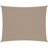 vidaXL Sonnensegel Oxford-Gewebe Rechteckig 4x6 m Taupe