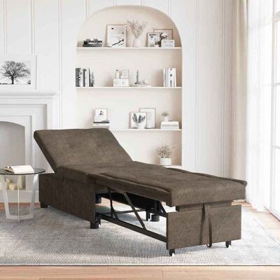 vidaXL Schlafsofa Dunkelgrau 194 x 67 x 82 cm Huahua Stoff vidaXL Schlafsofa Dunkelgrau 194 x 67 x 82 cm Huahua Stoff