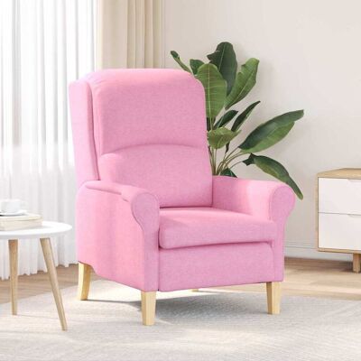vidaXL Sessel Rosa Stoff vidaXL Sessel Rosa Stoff