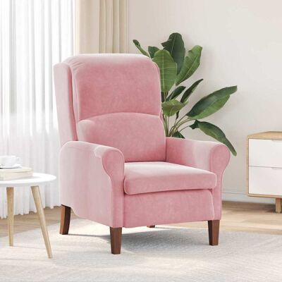 vidaXL Sessel Rosa Samt vidaXL Sessel Rosa Samt