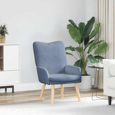 vidaXL Sessel Blau 63 x 67 x 94 cm Stoff vidaXL Sessel Blau 63 x 67 x 94 cm Stoff