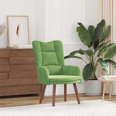 vidaXL Sessel Hellgrün 63 x 67 x 94 cm Samt vidaXL Sessel Hellgrün 63 x 67 x 94 cm Samt