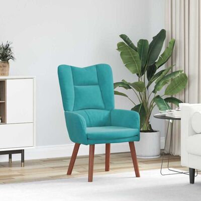 vidaXL Sessel Türkis 63 x 67 x 94 cm Samt vidaXL Sessel Türkis 63 x 67 x 94 cm Samt
