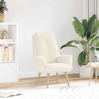 vidaXL Sessel Creme 69 x 74 x 93 cm Sherpa-Stoff vidaXL Sessel Creme 69 x 74 x 93 cm Sherpa-Stoff