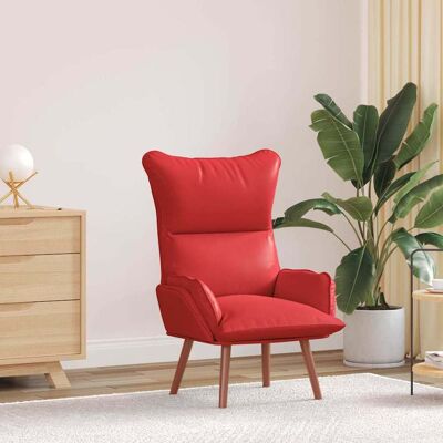 vidaXL Sessel Rot 69 x 74 x 93 cm Kunstleder vidaXL Sessel Rot 69 x 74 x 93 cm Kunstleder