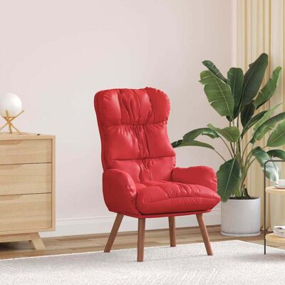 vidaXL Sessel Rot 69 x 74 x 93 cm Kunstleder vidaXL Sessel Rot 69 x 74 x 93 cm Kunstleder
