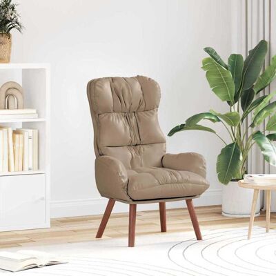 VidaXL - Relaxsessel - Cappuccino - Synthetisches Leder VidaXL - Relaxsessel - Cappuccino - Synthetisches Leder