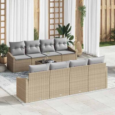 Vidaxl Garten-Sofaset - Modular, Wetterfest, Bequem Vidaxl Garten-Sofaset - Modular, Wetterfest, Bequem