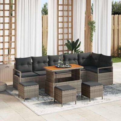 Hugo Gartensofa-Set - Rechteckig, 6 Sitze, UV-beständig Hugo Gartensofa-Set - Rechteckig, 6 Sitze, UV-beständig