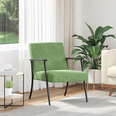 vidaXL Sessel Hellgrün 59 x 75 x 78 cm Samt vidaXL Sessel Hellgrün 59 x 75 x 78 cm Samt