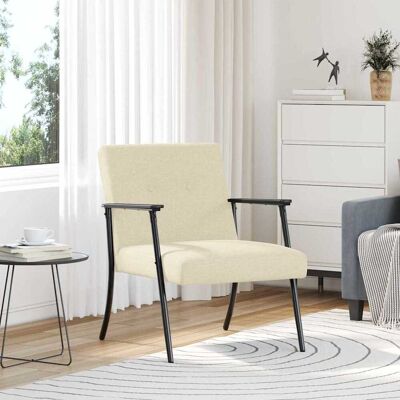 vidaXL Sessel Creme Stoff vidaXL Sessel Creme Stoff