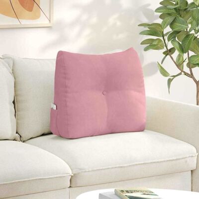 vidaXL Rücken Kissen Rosa 60 x 24 x 50 cm Samt vidaXL Rücken Kissen Rosa 60 x 24 x 50 cm Samt
