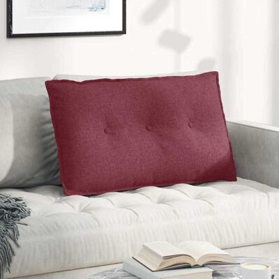 vidaXL Rücken Kissen Weinrot 80 x 19 x 50 cm Stoff vidaXL Rücken Kissen Weinrot 80 x 19 x 50 cm Stoff