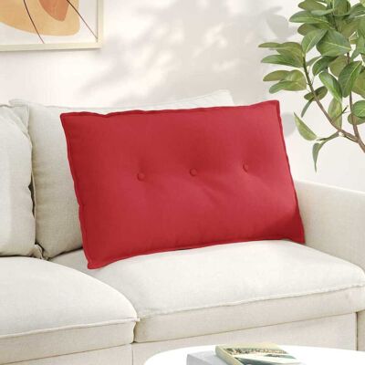 vidaXL Rücken Kissen Rot 80 x 19 x 50 cm Stoff vidaXL Rücken Kissen Rot 80 x 19 x 50 cm Stoff