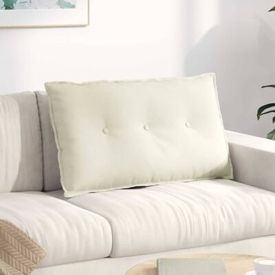vidaXL Rücken Kissen Creme 80 x 50 cm Cordstoff vidaXL Rücken Kissen Creme 80 x 50 cm Cordstoff
