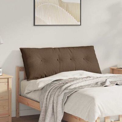 vidaXL Rücken Kissen Braun 120 x 19 x 50 cm Stoff vidaXL Rücken Kissen Braun 120 x 19 x 50 cm Stoff