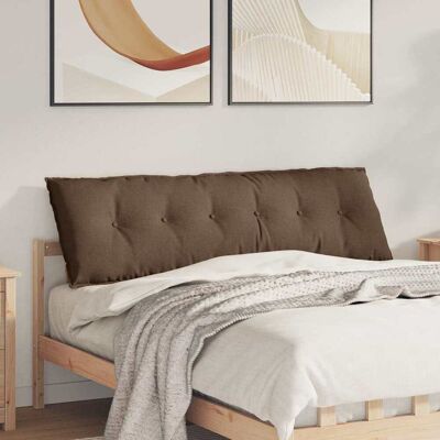 vidaXL Rücken Kissen Braun 160 x 19 x 50 cm Stoff vidaXL Rücken Kissen Braun 160 x 19 x 50 cm Stoff