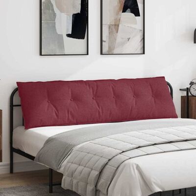 vidaXL Rücken Kissen Weinrot 180 x 19 x 50 cm Stoff vidaXL Rücken Kissen Weinrot 180 x 19 x 50 cm Stoff