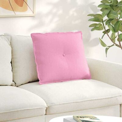 vidaXL Rücken Kissen Rosa 60 x 19 x 50 cm Stoff vidaXL Rücken Kissen Rosa 60 x 19 x 50 cm Stoff