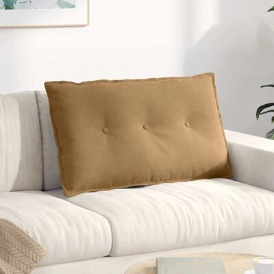 vidaXL Rücken Kissen Braun 80 x 50 cm Cordstoff vidaXL Rücken Kissen Braun 80 x 50 cm Cordstoff