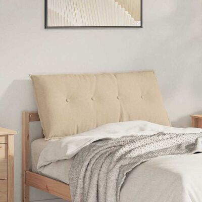 vidaXL Rücken Kissen Creme 100 x 19 x 50 cm Stoff vidaXL Rücken Kissen Creme 100 x 19 x 50 cm Stoff