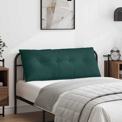 vidaXL Rücken Kissen Dunkelgrün 120 x 19 x 50 cm Stoff vidaXL Rücken Kissen Dunkelgrün 120 x 19 x 50 cm Stoff