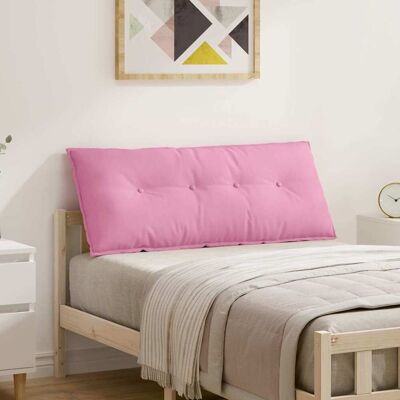 vidaXL Rücken Kissen Rosa 120 x 19 x 50 cm Stoff vidaXL Rücken Kissen Rosa 120 x 19 x 50 cm Stoff