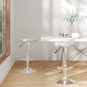 vidaXL Barhocker 2 Stk. Grau Kunstleder vidaXL Barhocker 2 Stk. Grau Kunstleder