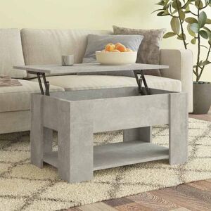 vidaXL Couchtisch Betongrau 79x49x41 cm Holzwerkstoff vidaXL Couchtisch Betongrau 79x49x41 cm Holzwerkstoff