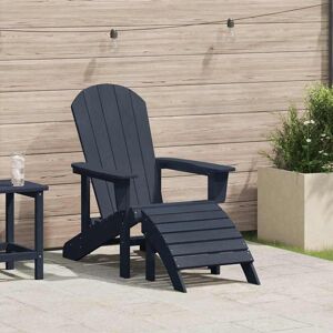 vidaXL Adirondack-Stuhl Marineblau 82 x 74 x 92 cm HDPE vidaXL Adirondack-Stuhl Marineblau 82 x 74 x 92 cm HDPE