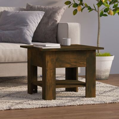 vidaXL - Beistelltisch Rauchiges Eichenholz - Rauchiges Eichenholz - 55x55x42 cm vidaXL - Beistelltisch Rauchiges Eichenholz - Rauchiges Eichenholz - 55x55x42 cm