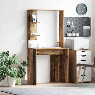 vidaXL Schreibtisch Altholz Holzwerkstoff 78,5 x 37 x 154,5 cm vidaXL Schreibtisch Altholz Holzwerkstoff 78,5 x 37 x 154,5 cm