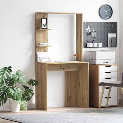 vidaXL Schreibtisch Artisan-Eiche Holzwerkstoff 78,5 x 37 x 154,5 cm vidaXL Schreibtisch Artisan-Eiche Holzwerkstoff 78,5 x 37 x 154,5 cm