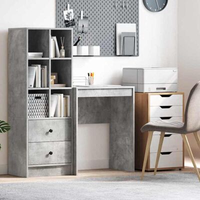 vidaXL Schreibtisch Beton Grau 60 x 40 x 76 cm vidaXL Schreibtisch Beton Grau 60 x 40 x 76 cm