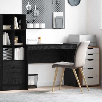 vidaXL Schreibtisch Schwarz Eichen-Optik 100 x 40 x 76 cm vidaXL Schreibtisch Schwarz Eichen-Optik 100 x 40 x 76 cm