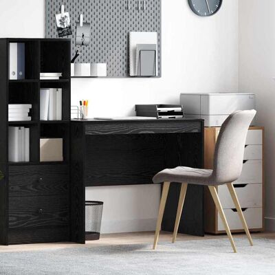 vidaXL Schreibtisch Schwarz Eichen-Optik 90 x 50 x 76 cm vidaXL Schreibtisch Schwarz Eichen-Optik 90 x 50 x 76 cm