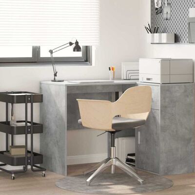 vidaXL Schreibtisch Beton Grau Holzwerkstoff 102 x 50 x 75 cm vidaXL Schreibtisch Beton Grau Holzwerkstoff 102 x 50 x 75 cm