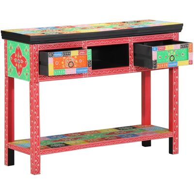 vidaXL Konsolentisch mit Schubladen Mehrfarbig 100 x 30 x 77 cm vidaXL Konsolentisch mit Schubladen Mehrfarbig 100 x 30 x 77 cm