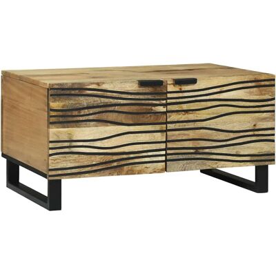 vidaXL Couchtisch Natur 80 x 50 x 40 cm Holzwerkstoff vidaXL Couchtisch Natur 80 x 50 x 40 cm Holzwerkstoff