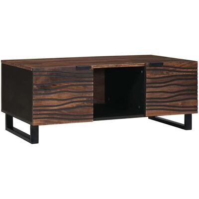 vidaXL Couchtisch Walnuss 100 x 54 x 40 cm Holzwerkstoff vidaXL Couchtisch Walnuss 100 x 54 x 40 cm Holzwerkstoff